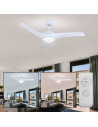 V-TAC 15W LED Тяло/Вентилатор Таван Дистанционно 3000-6500 3 Перки Бяло 35W AC Мотор - 7919 - 15