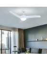 V-TAC 15W LED Тяло/Вентилатор Таван Дистанционно 3000-6500 3 Перки Бяло 35W AC Мотор - 7919 - 16