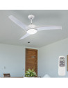 V-TAC 15W LED Тяло/Вентилатор Таван Дистанционно 3000-6500 3 Перки Бяло 35W AC Мотор - 7919 - 21