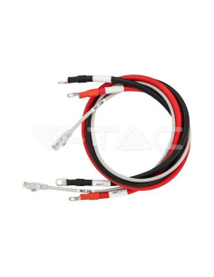 V-TAC Кабел Комплект Батерия Към Батерия 11526 - 116293 - Цена | LEDs4economy 2