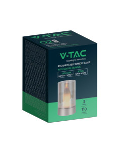 V-TAC 3W Декоративна Лампа Свещ Опушено Стъкло 3000К - 10566 - Цена | LEDs4economy 2