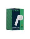 V-TAC 2W LED Стенен Аплик Хотел Кръг 4000 Бяло Тяло - 10293 - 4