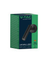 V-TAC 2W LED Стенен Аплик Хотел Кръг 4000 Черно Тяло - 2