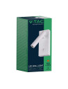 V-TAC 2W LED Стенен Аплик Хотел Квадрат 3000 Бяло Тяло - 10288 - 5