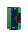 V-TAC 2W LED Стенен Аплик Хотел Квадрат 4000 Черно Тяло - 10287 - 2