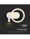 V-TAC LED Осветител 14W Хотел Аплик Бял 4000 - 14982 - 3