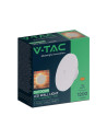V-TAC 12W LED Стенна Лампа 3в1 Бяла Димираща - 7854