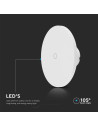 V-TAC 12W LED Стенна Лампа 3в1 Бяла Димираща - 7854 - 5