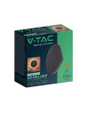 V-TAC 12W LED Стенна Лампа 3в1 Черна Димираща - 7853 - 3