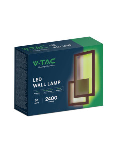 V-TAC 20W Стенна Лампа Бежово 3000 IP54 - 6840 - Цена | LEDs4economy 2