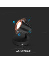 V-TAC 6W LED Единична Спот Лампа 4000К Черна - 218253 - 6