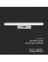 V-TAC 8W LED Лампа за Картина Подвижна Хром ф455 3000К - 8