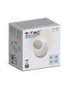 V-TAC 5W Аплик Bridglux Чип Бяло Тяло Кръг 4000K - 217093 - 4