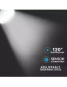 V-TAC 40W LED Стенна Лампа Бяла Димираща 3000 - 40061 - 5
