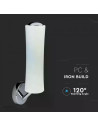 V-TAC 18W LED Стенна Лампа Димираща Бяла - 3974 - 3