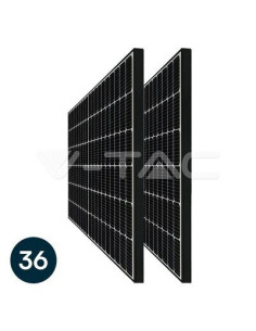 V-TAC 430W Моно Соларен Панел 1722x1038x30мм Черна Рамка TOPCon TIER 1 - Цена | LEDs4economy 2