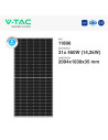V-TAC 450W Моно Соларен Панел 2094x1038x35мм Черна Рамка TIER 1 - 11896 - 11