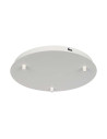 V-TAC Основа Стомана D300*H25mm 3 Отвора Бял Мат - 15350 - Цена | LEDs4economy