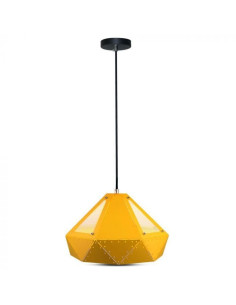 V-TAC Пендел Пастел Призма Жълт 310 x 180 - 3947 - Цена | LEDs4economy