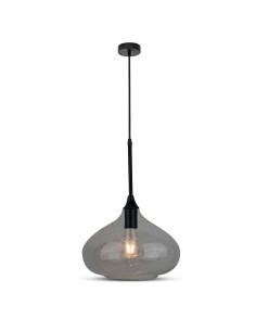 V-TAC Пендел Елегантен Стъклен Дизайн Черен Ф280 - 3885 - Цена | LEDs4economy