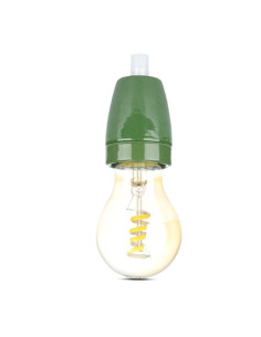 V-TAC Фасунга Порцелан E27 Зелен - 3797 - Цена | LEDs4economy