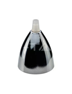 V-TAC Сет Фасунга и Основа за Таван Хром - 3781 - Цена | LEDs4economy 2