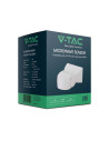 V-TAC 600W Микровълнов Сензор 180'D Бяло Тяло IP65 - 23164 - 2