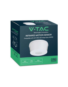 V-TAC 500W Инфраред Сензор 360'D Бяло Тяло - 23162 - Цена | LEDs4economy 2