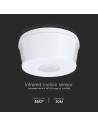 V-TAC 500W Инфраред Сензор 360'D Бяло Тяло - 23162 - 5