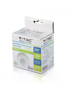 V-TAC Инфраред Датчик за Движение Таван - 4968 - Цена | LEDs4economy 2