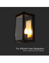 V-TAC E14 Outdoor Lamp Holder (W200*D168*H350мм) Черно Тяло IP65 - 10561 - 3