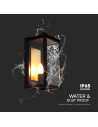 V-TAC E14 Outdoor Lamp Holder (W200*D168*H350мм) Черно Тяло IP65 - 10561 - 4