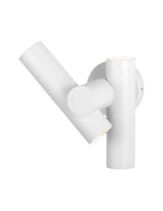 V-TAC 2x2.6W Стенен Спот Бял 3000К IP44 - 10474 - Цена | LEDs4economy