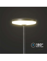 V-TAC 12W LED Градинско Колче D150xH800 4000K Антрацит IP65 - 10426 - 8