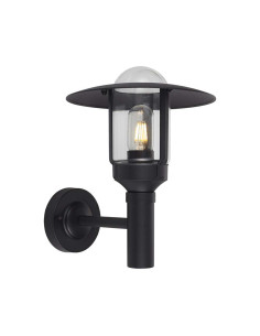 V-TAC E27 Стенен Аплик Черен Цилиндър Шапка Стъкло IP44 - 10422 - Цена | LEDs4economy