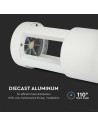 V-TAC 10W LED Наземна Лампа Бяло Тяло 25см 4000К - 128317 - 6