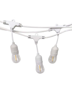 V-TAC Подредица E27 EU Щепсел IP44 Бяла - 7699 - Цена | LEDs4economy