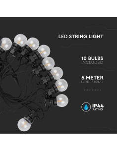 V-TAC Поредица Крушки 5М 10 Крушки 3000К - 212728 - Цена | LEDs4economy 2