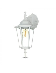 V-TAC Аплик за Стена E27 Бял Мат На Долу - 7069 - Цена | LEDs4economy