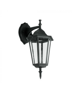 V-TAC Аплик за Стена E27 Черен Мат На Долу - 7068 - Цена | LEDs4economy