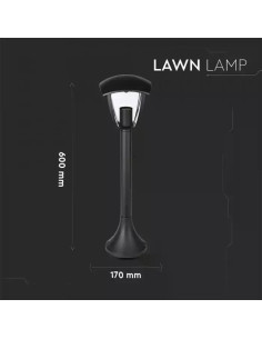 V-TAC Градиснки Стълб 60см E27 Черен IP44 - 7059 - Цена | LEDs4economy 2