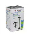 V-TAC Градиснки Стълб 60см E27 Черен IP44 - 7059 - 8