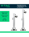 V-TAC Регулируема Опора H280-415мм за Соларни Панели - 11385 - 7
