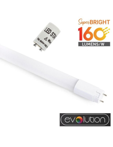 V-TAC LED Пура Т8 12W 120 см Nano Пластик 6500K 160lm/W - 216479