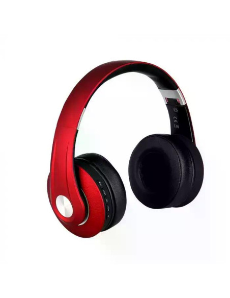 Bluetooth Слушалки Регулируеми 500mAh Червени
