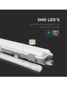 V-TAC LED Водозащитено тяло 150cm 22W 6400K - 6462 - 3