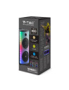 V-TAC 600W Колона С Жичен Микрофон Дистанционно 2x8 inch - 7677 - 9