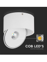V-TAC 20W LED Луна Външен Монтаж 3 в 1 Бяло Тяло - 23155 - 4