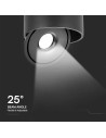 V-TAC 28W LED Луна Външен Монтаж 3 в 1 Черно Тяло - 23158 - 6
