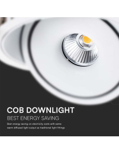 V-TAC 30W LED COB Луна 3 в 1 Бяло Тяло - 10583 - Цена | LEDs4economy 2